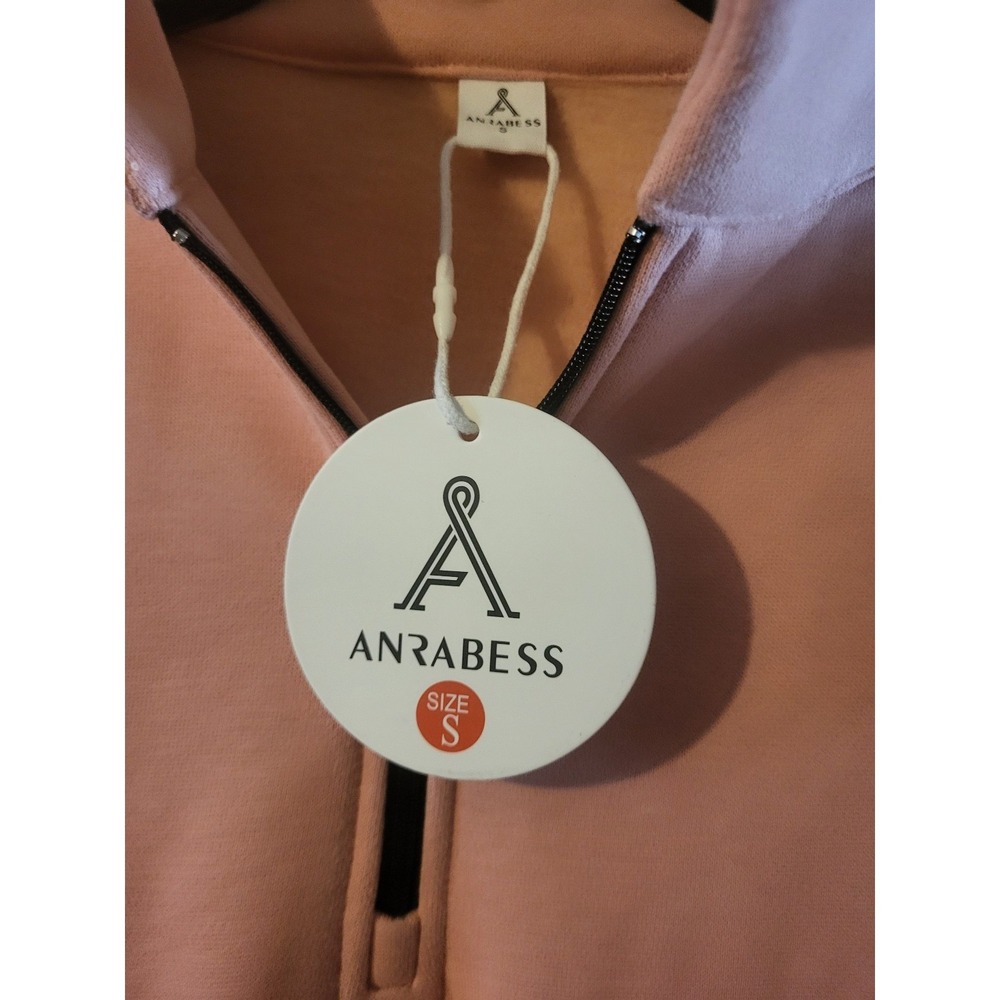 ANRABESS Pink Lounge Set – Sweatshirt & Shorts, Size S/ NWT - Picture 5 of 5